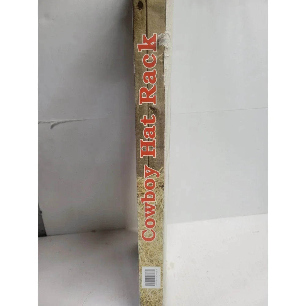 Running D Products Cowboy Hat Rack Wall Mount 3 Tier Oak Wood Finish New